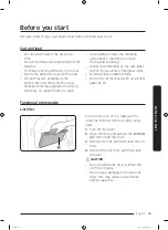 Preview for 35 page of Samung DV50T5300C User Manual