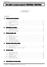 Preview for 2 page of Samwon Tech Temp 2000 M Instruction Manual