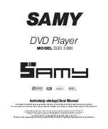 Samy SDD 3200 User Manual preview