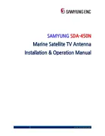 Samyung ENC SDA-450N Installation & Operation Manual preview