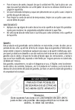 Preview for 4 page of san ignacio 43217 Instruction Manual