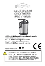 Preview for 1 page of san ignacio 43821 Instruction Manual