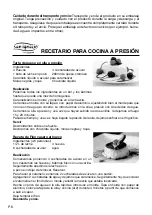 Preview for 8 page of san ignacio COOKPRO Instrucions For Use | Recipes