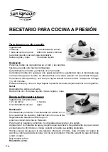 Preview for 8 page of san ignacio LIFECOOK Instrucions For Use | Recipes