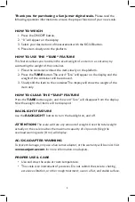 Preview for 2 page of San Jamar Escali PRO MZR SCDG13 Instruction Sheet