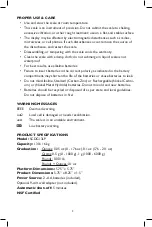 Preview for 3 page of San Jamar Escali Pro MZR SCDG13LP Instruction Sheet