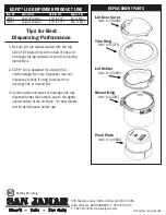 Preview for 2 page of San Jamar EZ-Fit Lid L2200C Instruction Manual