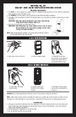 Preview for 1 page of San Jamar OCEANS S890TBK Mounting Instructions