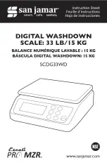 Preview for 1 page of San Jamar SCDG33WD Instruction Sheet