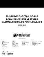 Предварительный просмотр 5 страницы San Jamar SCDGSL33 Product Manual