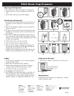 Preview for 1 page of San Jamar SN46 Quick Start Manual