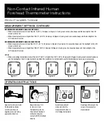 Preview for 5 page of San Jamar THDG986 Instructions Manual