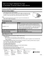 Предварительный просмотр 6 страницы San Jamar THDG986 Instructions Manual