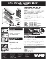 San Jamar Wireworks C8504WF Instruction Manual preview