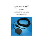 Preview for 1 page of San Jose Navigation GPS Mobile Locator GM-158-USB User Manual