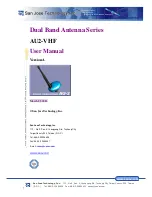 Preview for 1 page of San Jose Technology AU2-VHF User Manual