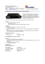 Preview for 1 page of San Telequip SC09FSR User Manual