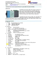 Preview for 1 page of San Telequip SC10E4IK User Manual