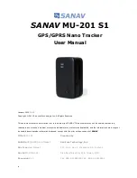 Sanav MU-201 S1 User Manual preview