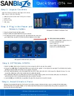 SANBlaze SBExpress-DT4 Quick Start предпросмотр