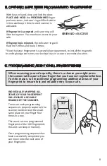 Preview for 9 page of Sanctuary Platinum SA-PLAT1-BIO Instruction Manual