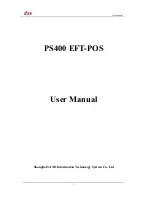 SAND PS400 EFT-POS User Manual preview