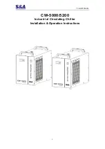 Preview for 1 page of S&A CW-5000 Series Installation & Operation Instructions