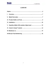 Preview for 3 page of S&A CW-5000 Series Installation & Operation Instructions