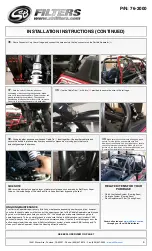 Preview for 6 page of S&B Filters 76-2000 Installation Instructions Manual