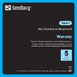 Предварительный просмотр 8 страницы Sandberg All-in-1 ConfCam 1080P HD Quick Manual