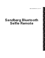 Предварительный просмотр 2 страницы Sandberg Bluetooth Selfie Remote User Manual