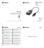 Sandberg COM (RS232) User Manual preview