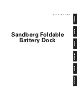 Preview for 2 page of Sandberg Foldable Battery Dock User Manual