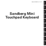 Sandberg Mini 630-5 Series Manual preview