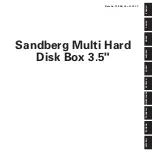 Sandberg Multi Hard Disk Box 3.5" Manual preview