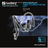 Предварительный просмотр 1 страницы Sandberg Streamer USB Microphone Kit Quick Manual