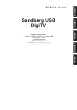 Preview for 1 page of Sandberg USB DigiTV Manual