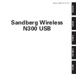 Sandberg Wireless N300 USB Manual preview