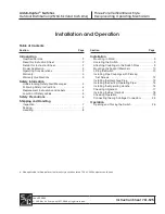 Preview for 1 page of S&C Alduti-Rupter Switches Outdoor Distribution Installation And Operation Manual