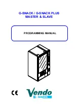 Preview for 1 page of Sanden Vendo G-SNACK Programming Manual