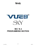 Preview for 33 page of Sanden Vendo Vue SXY 30 Manual