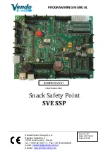 SandenVendo Snack Safety Point SVE SSP Programming Manual preview