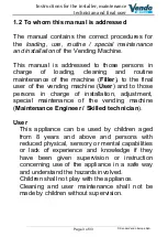 Preview for 5 page of SandenVendo Snack Safety Point User And Maintenance Manual