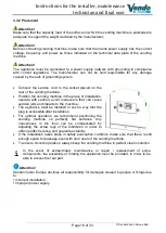 Preview for 21 page of SandenVendo Snack Safety Point User And Maintenance Manual