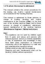 Preview for 5 page of SandenVendo SVE JDE User And Maintenance Manual