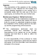 Preview for 6 page of SandenVendo SVE JDE User And Maintenance Manual