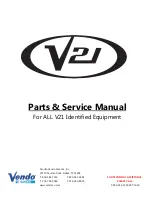 SandenVendo V21 521 Service Manual preview