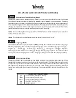 Preview for 9 page of SandenVendo V21 Series Programming Instruction