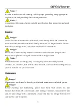 Preview for 8 page of Sandi Electric SDP-30KW User And Installation Manual