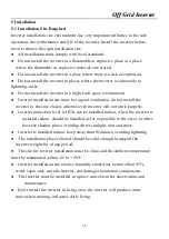 Preview for 16 page of Sandi Electric SDP-30KW User And Installation Manual